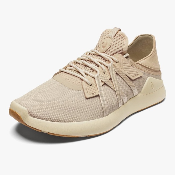 OLUKAI Holo Men's Athleisure Sneaker Men’s 11 Lightweight Shoe Sand/Off White - Picture 1 of 9